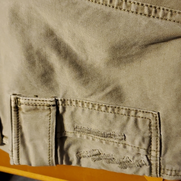 BCBG Max Azria Vintage Army Style Fatigue Wash Women's Pants - Size 26 - Picture 7 of 14